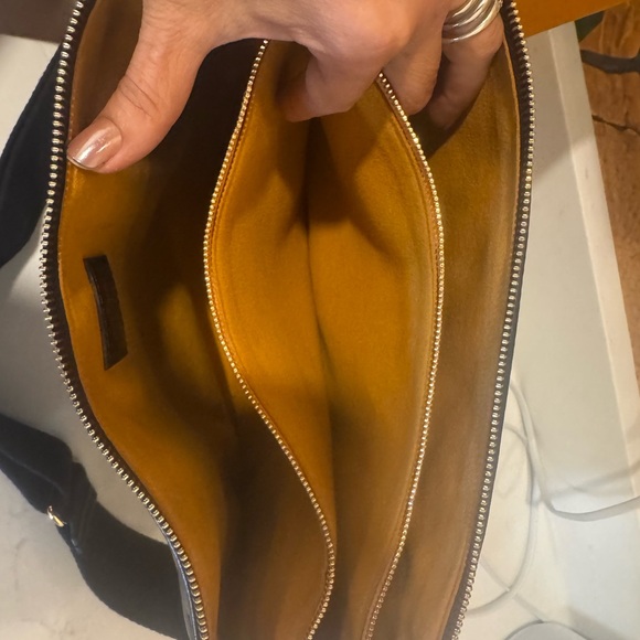 Louis Vuitton Black Noir and Gold Chain Bag - Picture 3 of 3